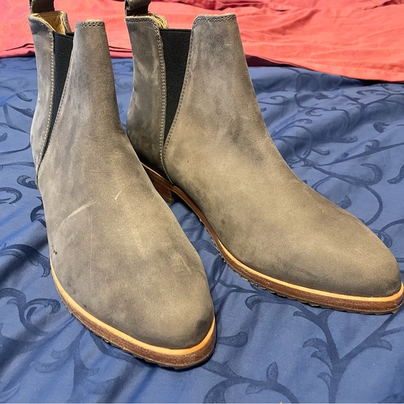 Nisolo everyday Chelsea boot. Gray, size 8 - Picture 4 of 6